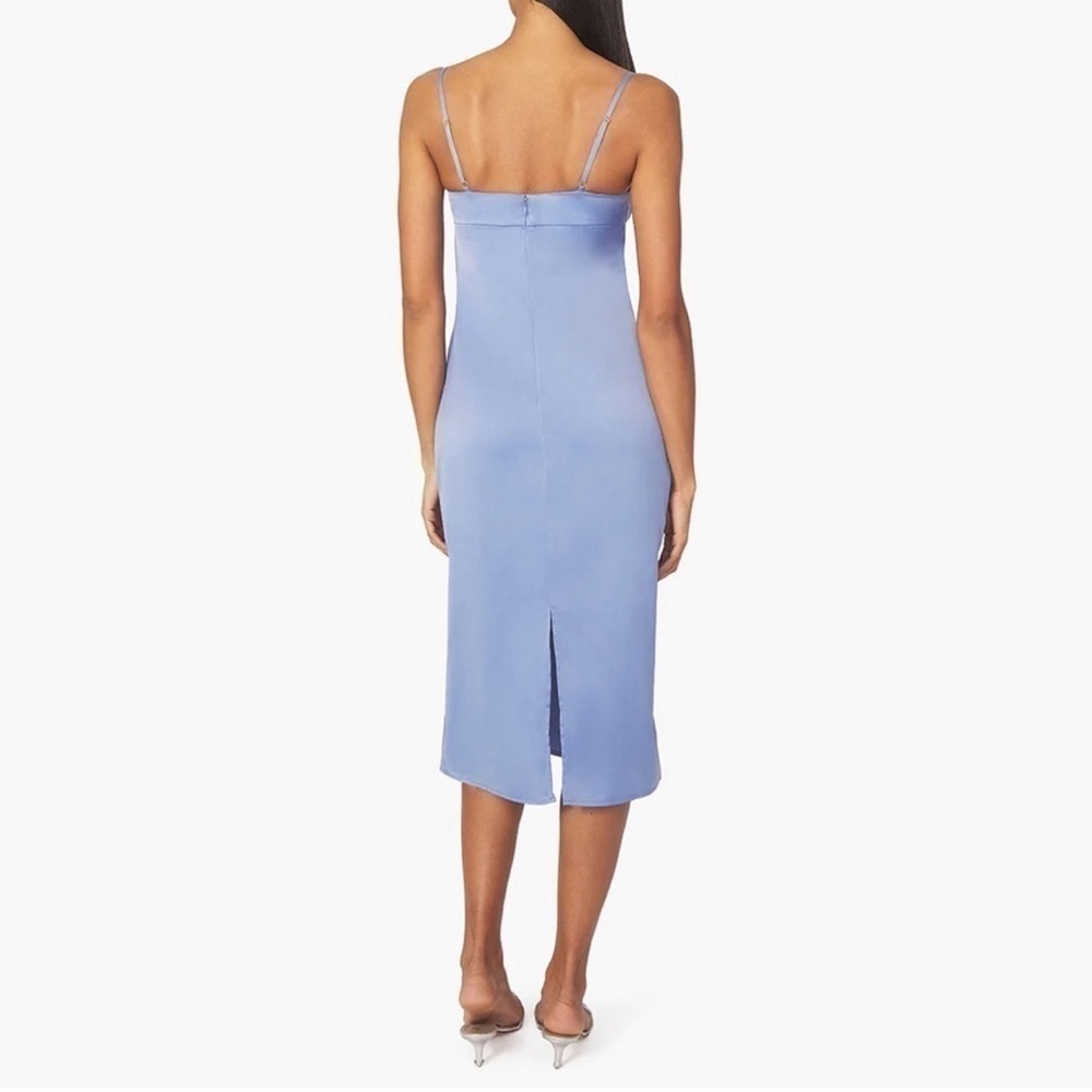 *NWT* WeWoreWhat REVOLVE Cowl Midi Satin Charmeuse Dress - Picture 2 of 6